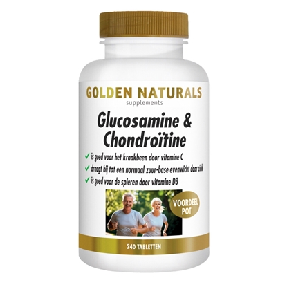 GOLDEN NATURALS GLUCOSAMINE  CHONDRIOTINE 240ST